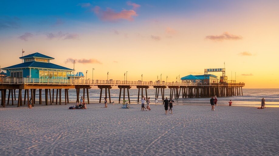 daytona beach boardwalk and pier