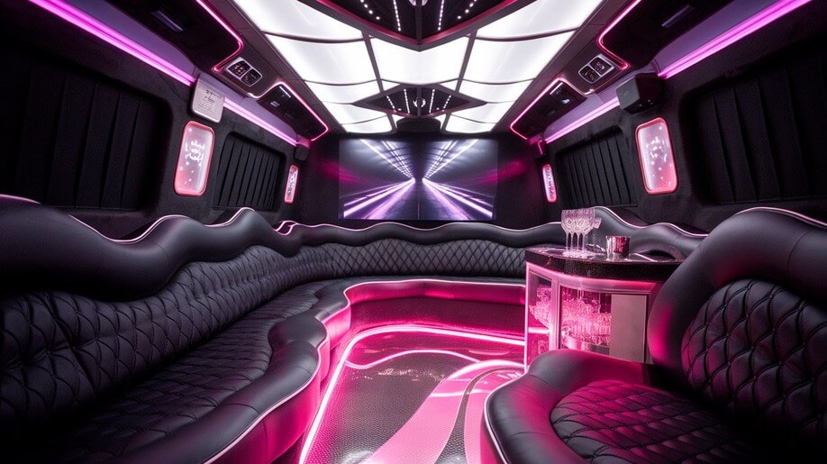 party bus rental interior columbus