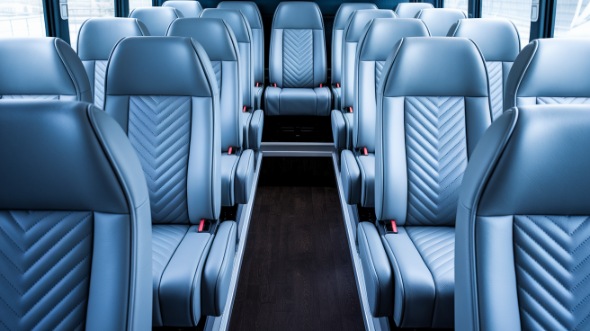 30 passenger minibus inside columbus