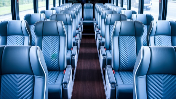 55 passenger charter bus interior columbus