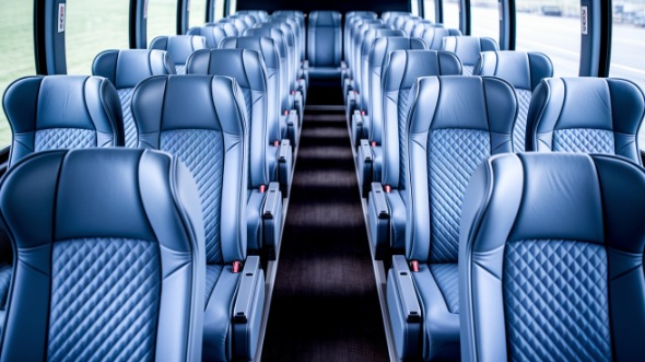 56 passenger charter bus interior columbus