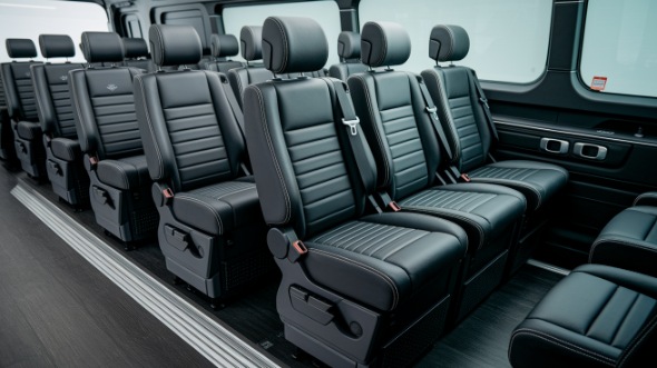 sprinter van with driver inside mobile